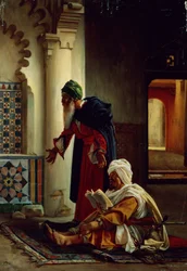 Araber beim Gebet